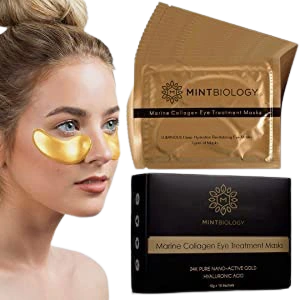 Luxury Gold Under Eye Patches for Wrinkles