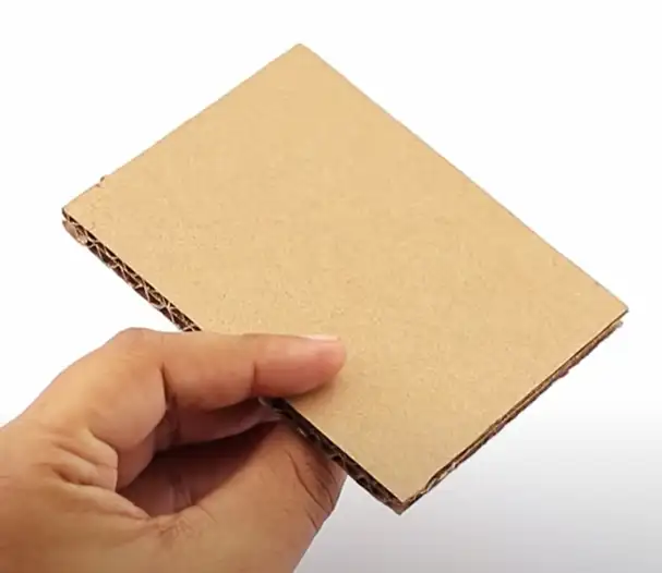 flat piece of cardboard