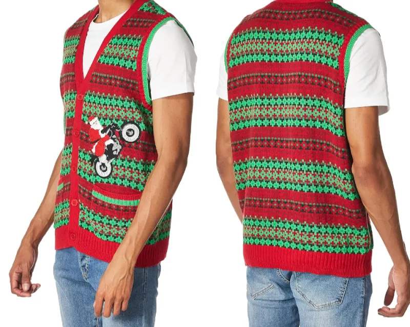 Blizzard Bay Mens Ugly Christmas Sweater Santa 2