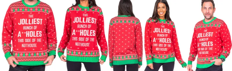 Vacation Movie The Jolliest Bunch Red Ugly Christmas Sweater