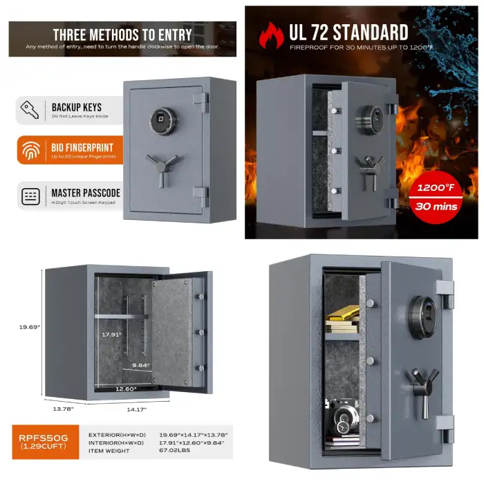 RPNB Deluxe Biometric Safe Box